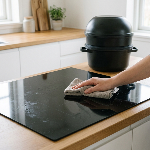 Inductiekookplaat schoonmaken: vlekken en krassen voorkomen