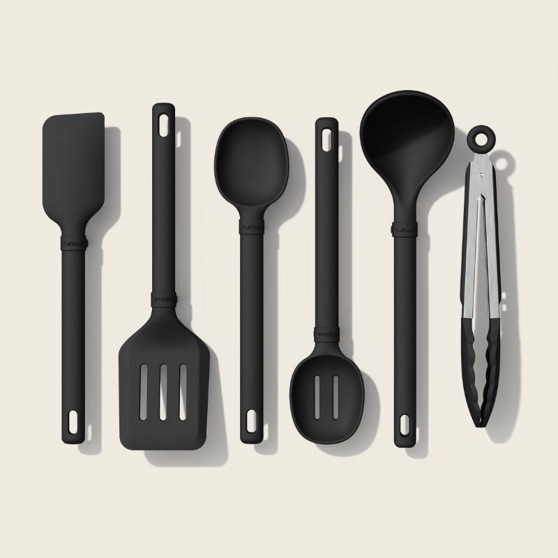 CuliStack accessoires: NoTouch keukengerei, ClickGrip handvatten en glazen deksels