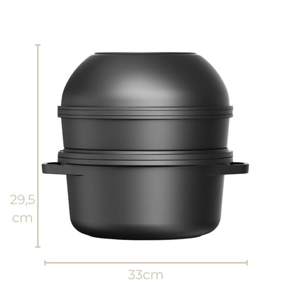 CuliStack Ultimate Pannenset 16-delig met alle pannen en accessoires
