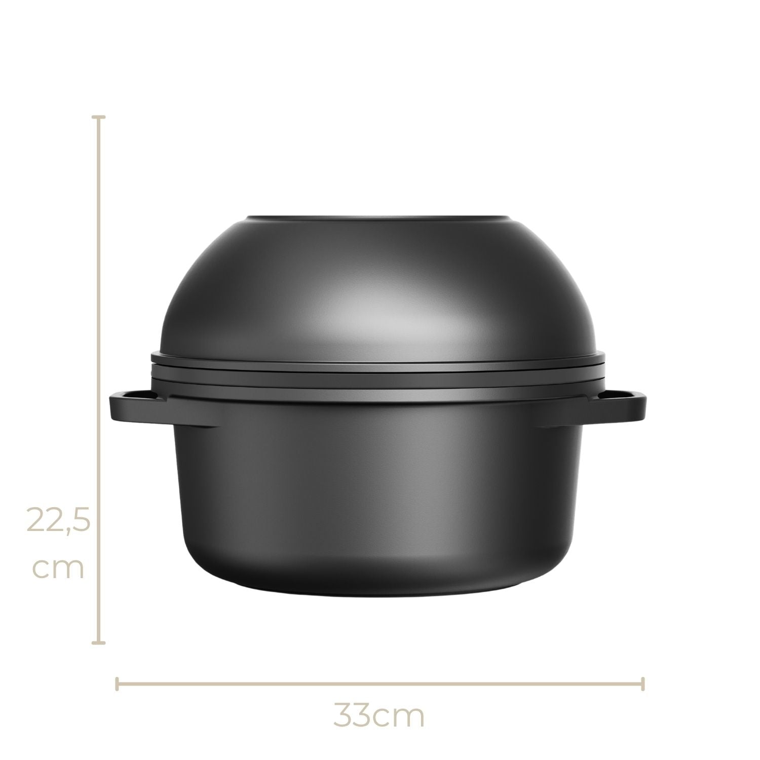 CuliStack Essential Pannenset 8-delig stapelbare presentatie in keuken