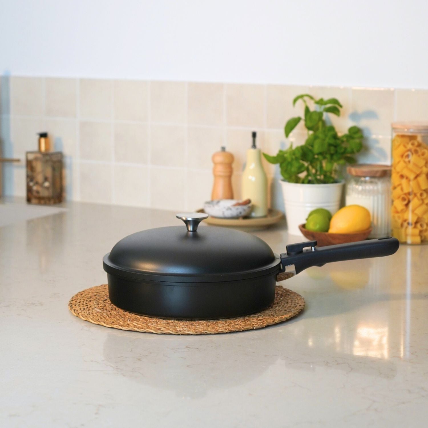 CuliStack One Set hapjespan met gebolde deksel