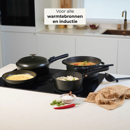 CuliStack Ultimate set voor alle kookplaten gas inductie keramisch